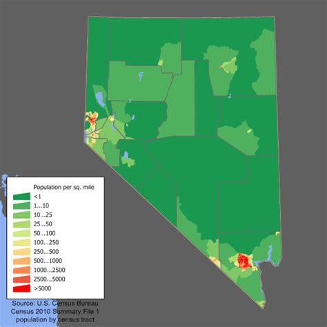 nevada cities by population